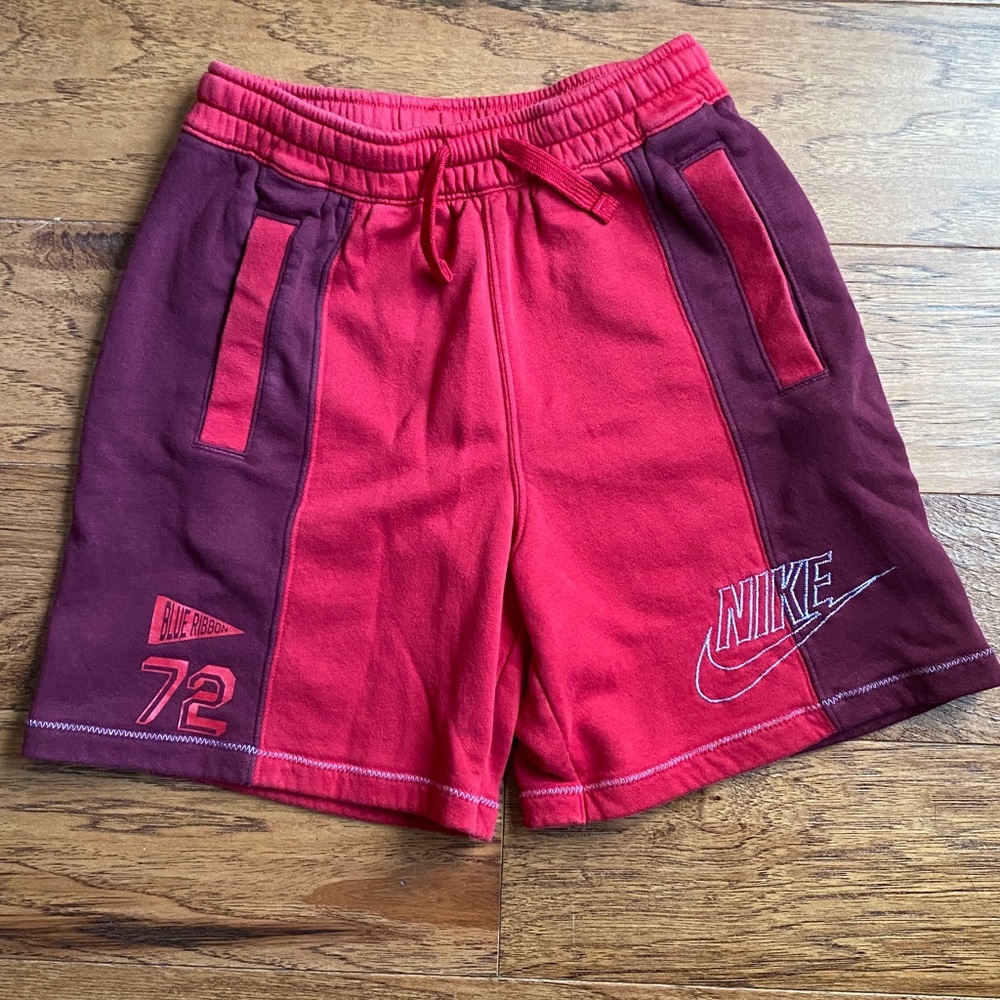 Nike Two-Tone Red Shorts